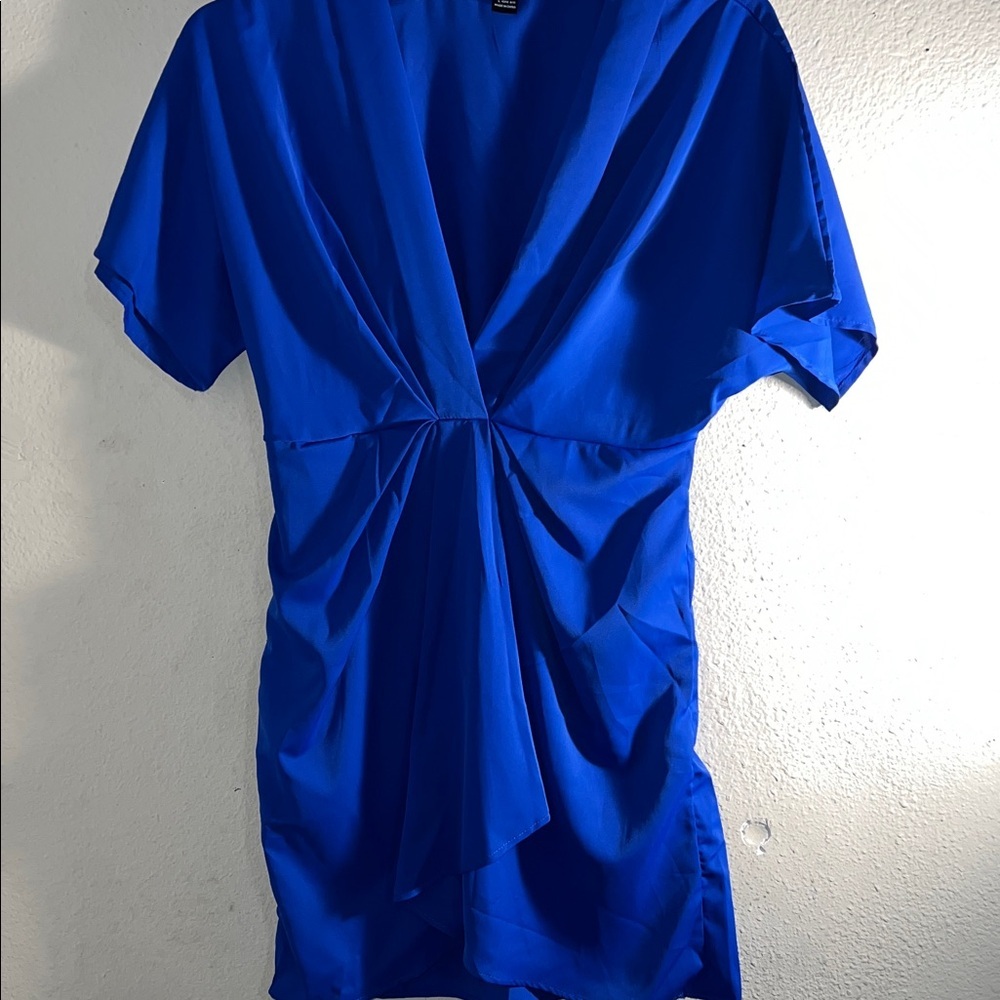 SHEIN Royal Blue Mini Dress